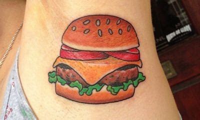 tatuajes de hamburguesas|Tatuajes de hamburguesas: para los amantes de la carne